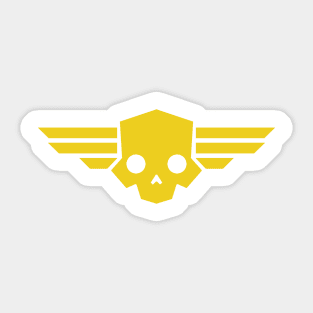 Helldivers skull logo Sticker